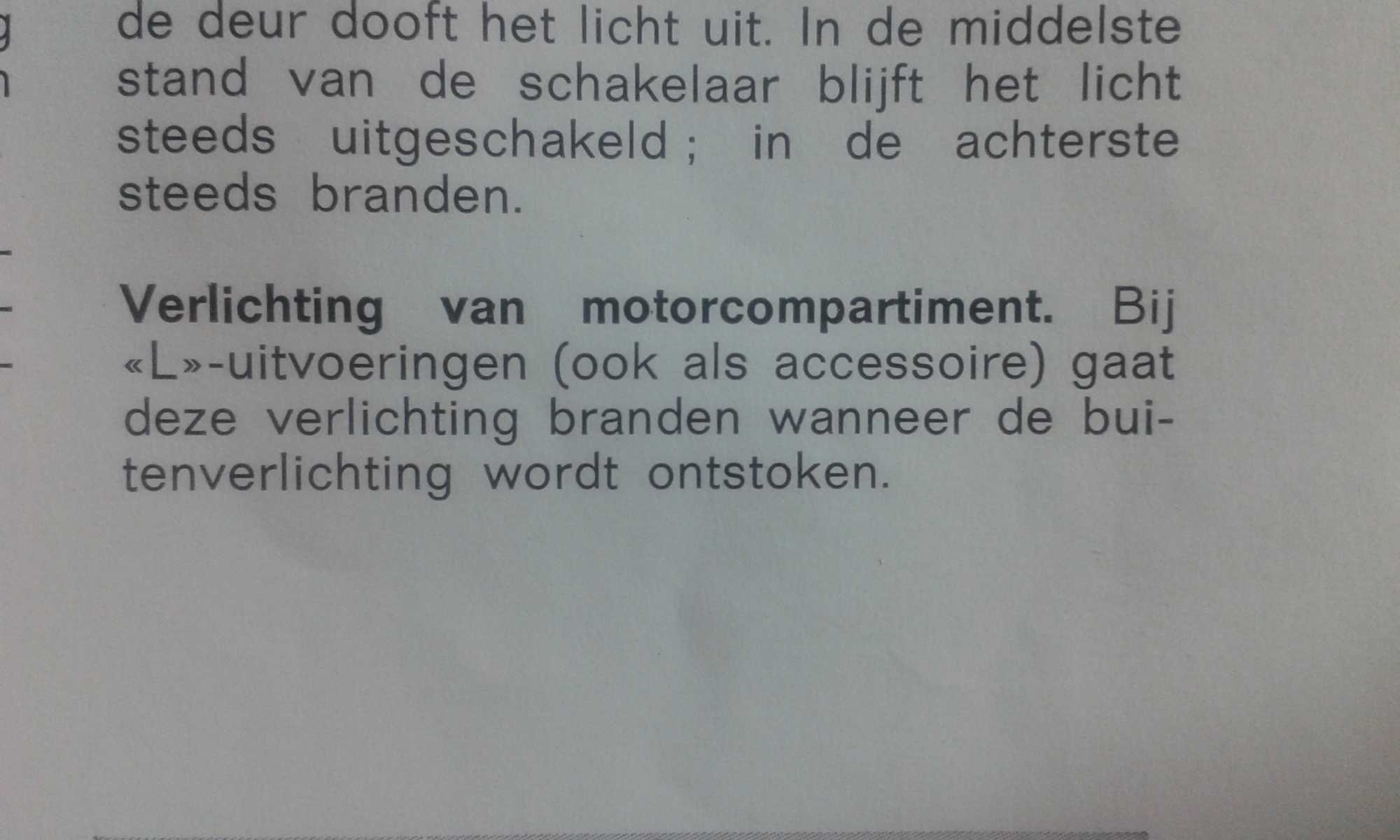 Lampje motorruimte werkt niet - -  // Hét forum voor de  klassieke Opel GT!